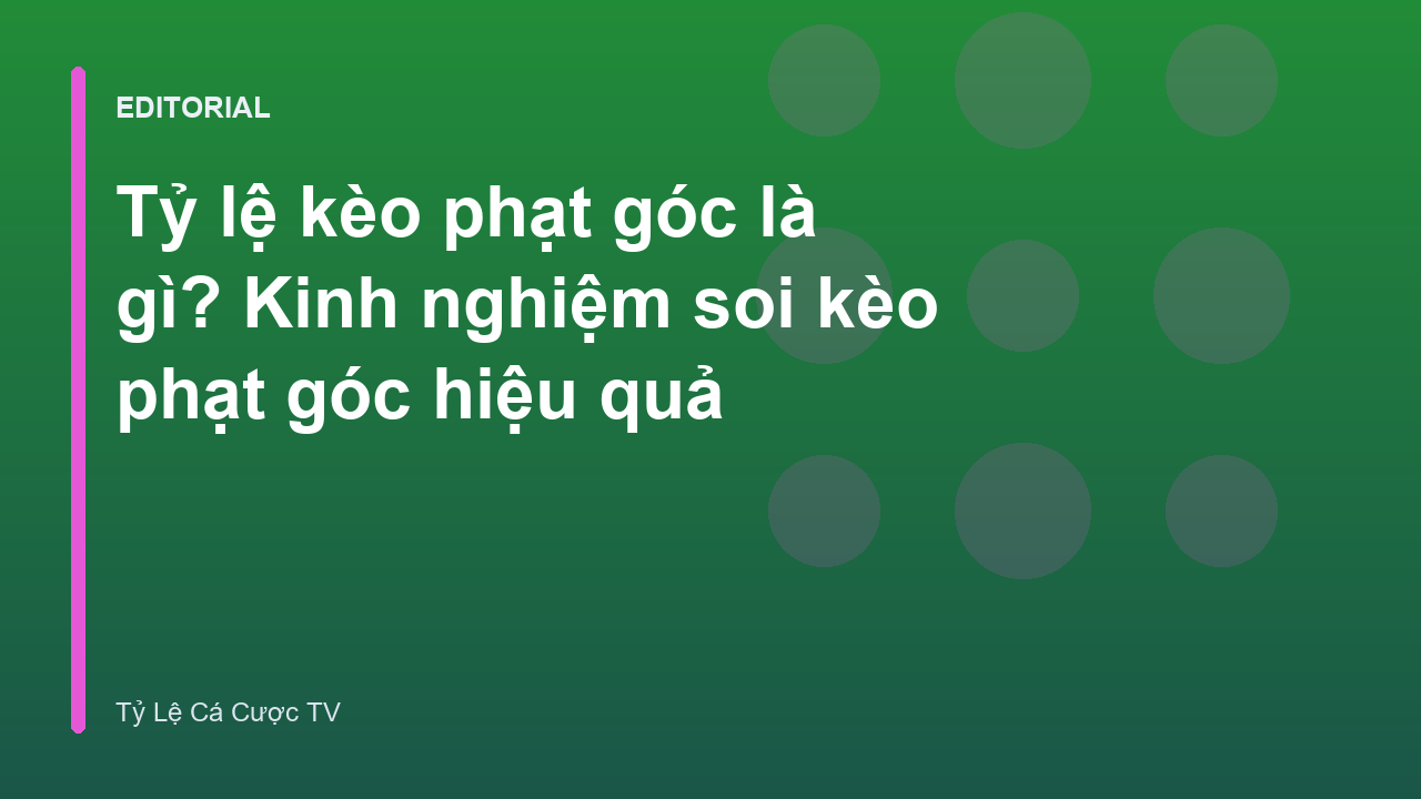 Cầu thủ thực hiện quả phạt góc trong trận đấu bóng đá